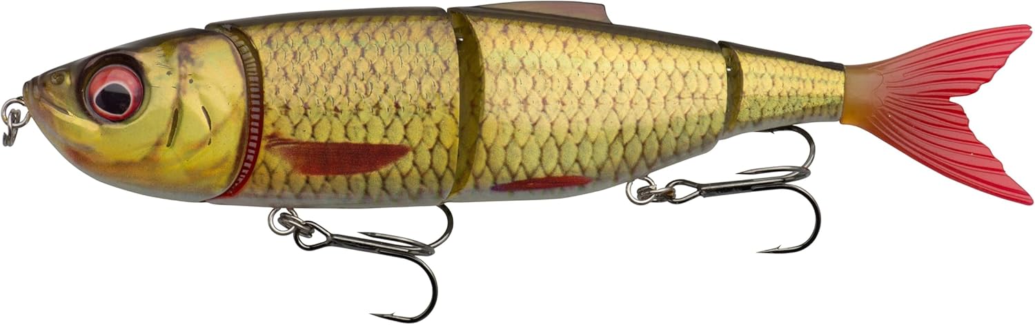 Detalle de Savage Gear 4Play V2 Swim N Jerk - Aringa swimbait 3D realistica, azione super S-Curve e affondamento lento