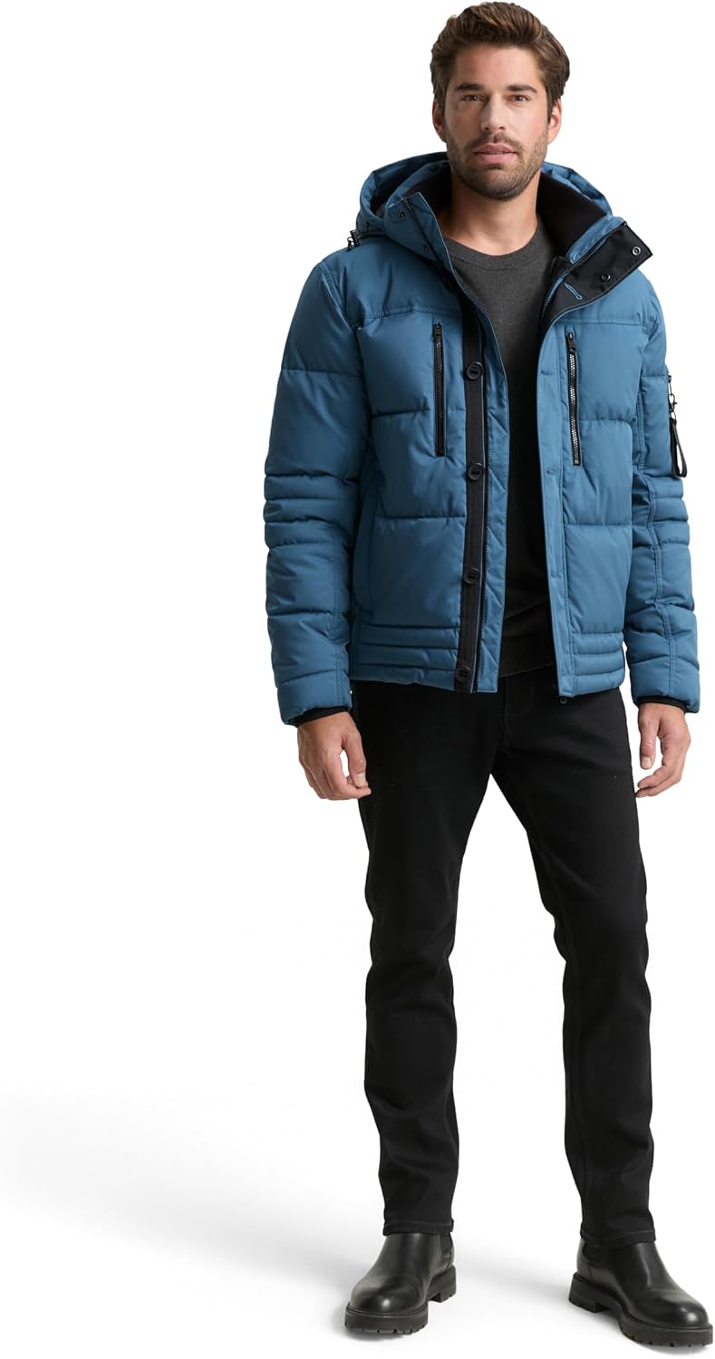 Detalle 2 de TOM TAILOR 1046971 Giacca Uomo: comfort e vestibilità pensati per l’uso quotidiano