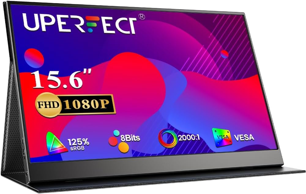 Detalle de UPERFECT Upgrade 15.6" portable monitor 1080P IPS