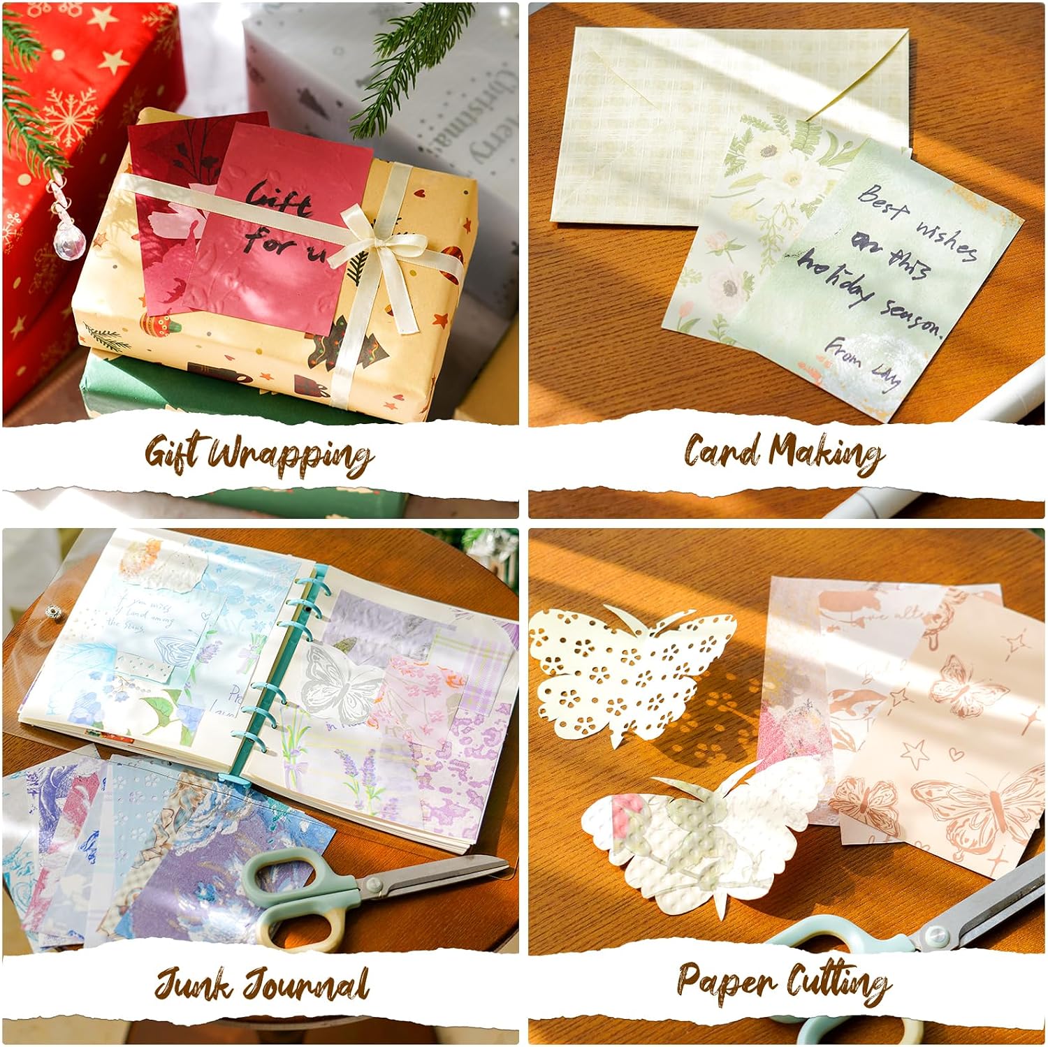 Thumbnail 6 de Floral Scrapbook Paper Set 160 Sheets