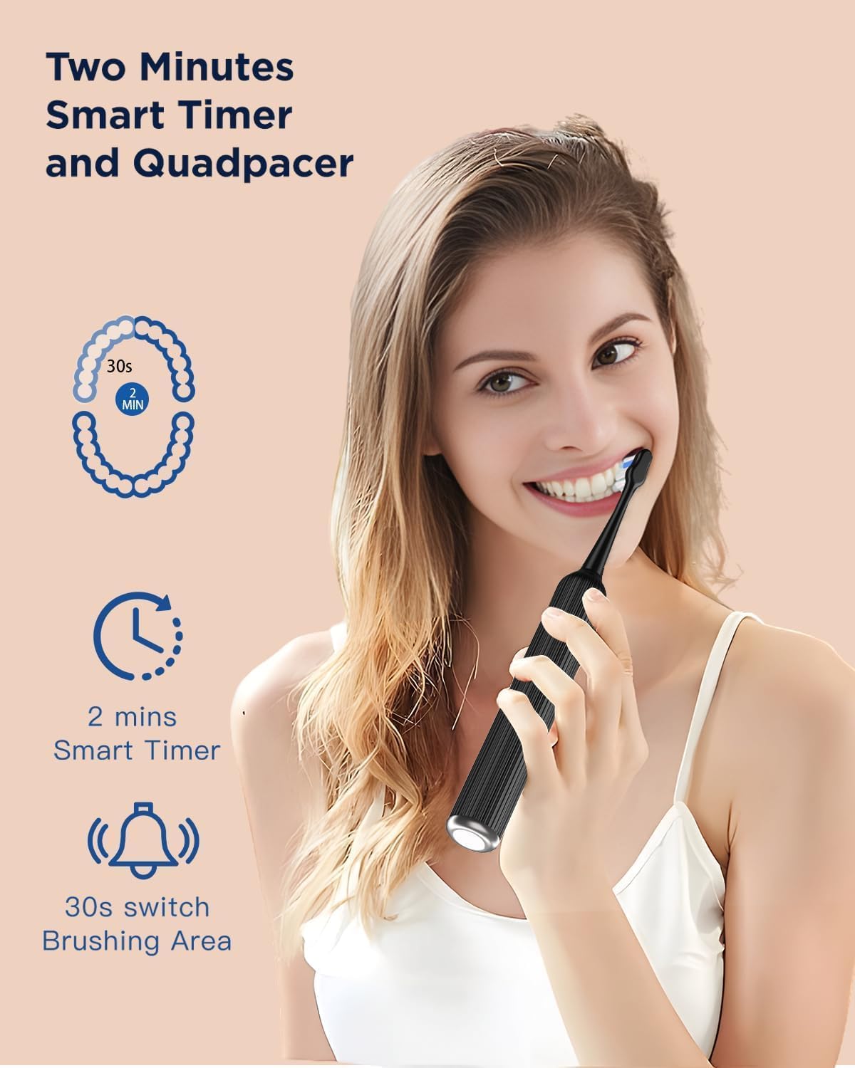 Thumbnail 5 de Electric sonic toothbrush with 8 heads