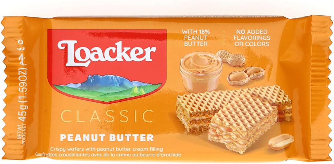 Thumbnail 2 de Loacker Classic Peanut Butter – Wafer al Burro di Arachidi, confezione da 12 pezzi da 45 g