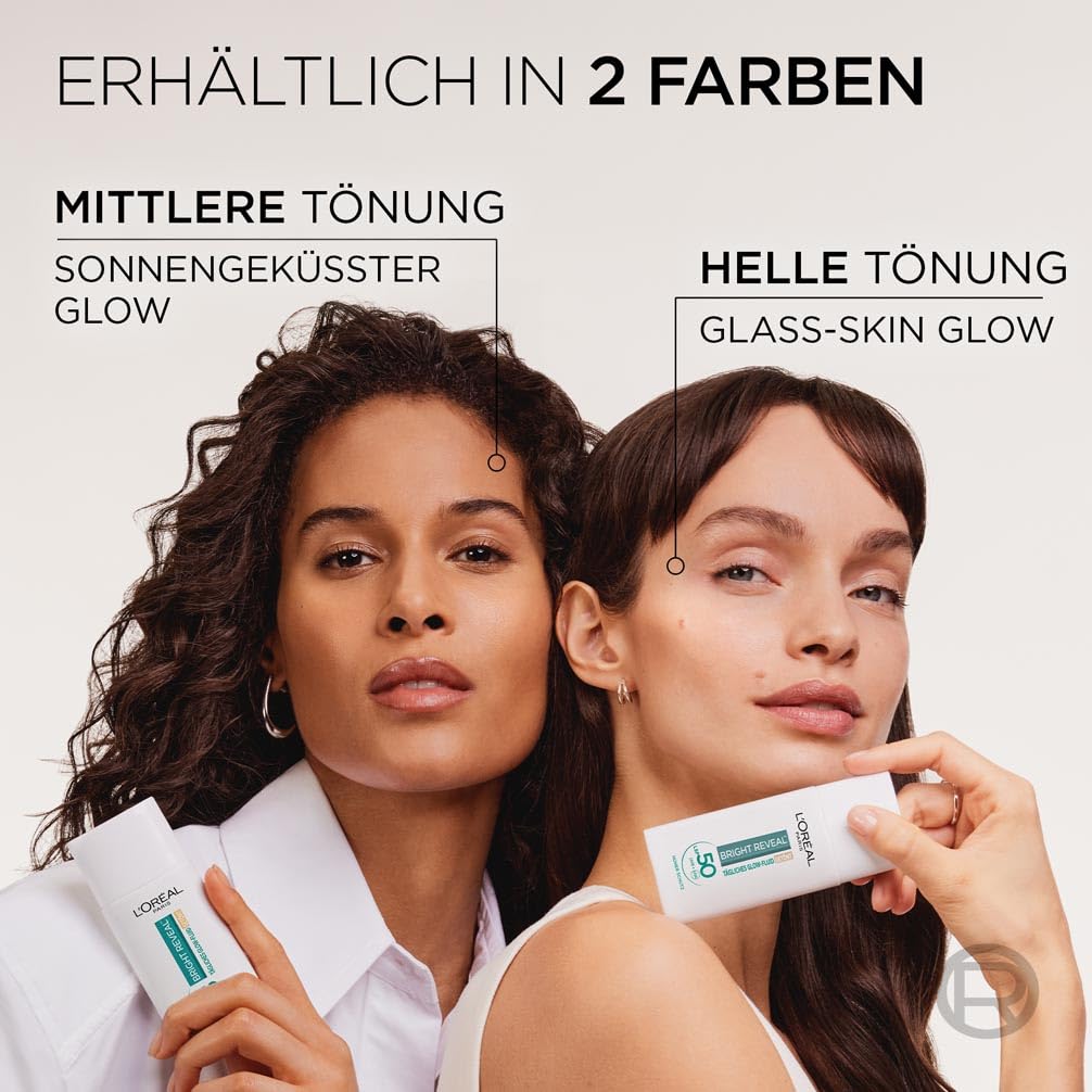 Thumbnail 6 de L’Oréal Tägliches Getöntes UV Glow-Fluid LSF 50 mit Niacinamid + Glow-Pigmenten, Farbe Hell (Bright Reveal) – 50 ml