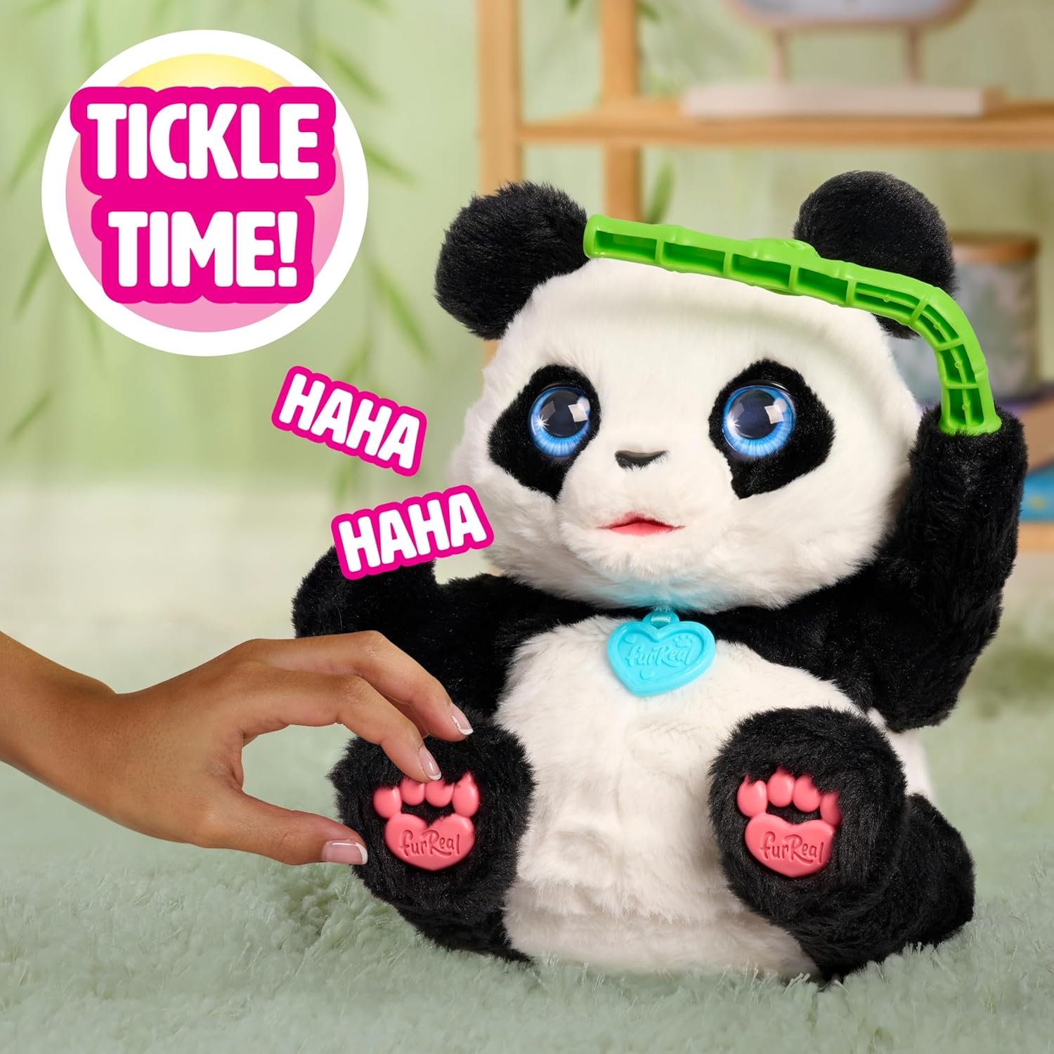 Detalle de furReal Coco the Tumbling Panda — 10.5-Inch Interactive Panda Toy