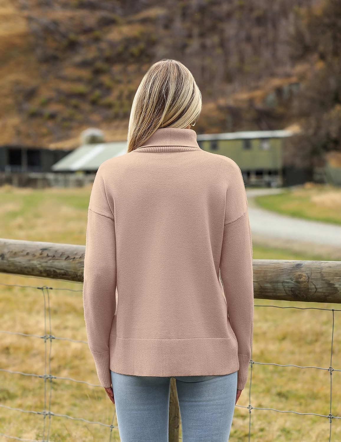 Detalle 2 de Zeagoo Jersey Cuello Alto Mujer cálido