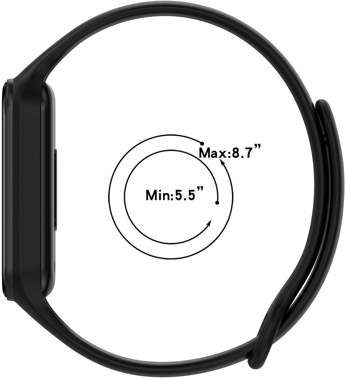 Thumbnail 2 de Panda Bobo silicone sport watch strap for Xiaomi Smart Band 8 Active / Redmi Band 2