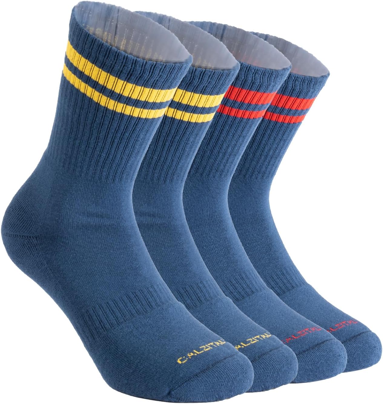 Detalle de CALZITALY Pack 2-3-4 Paia Calze sportive unisex con soletta antiurto – Made in Italy