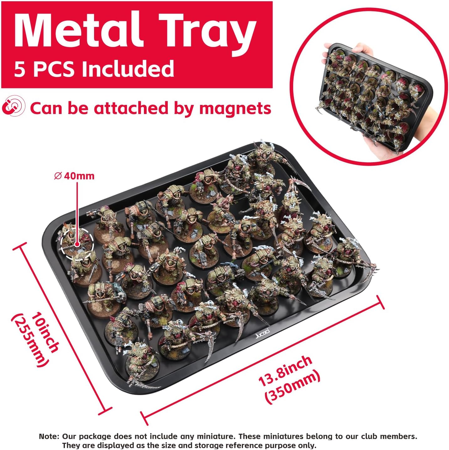 Thumbnail 4 de Jucoci Miniatures Storage Case (Large) with 5 Magnet Trays for Transport