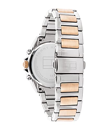 Detalle de Tommy Hilfiger Analogue Multifunction Quartz Watch for Women with Stainless Steel Bracelet