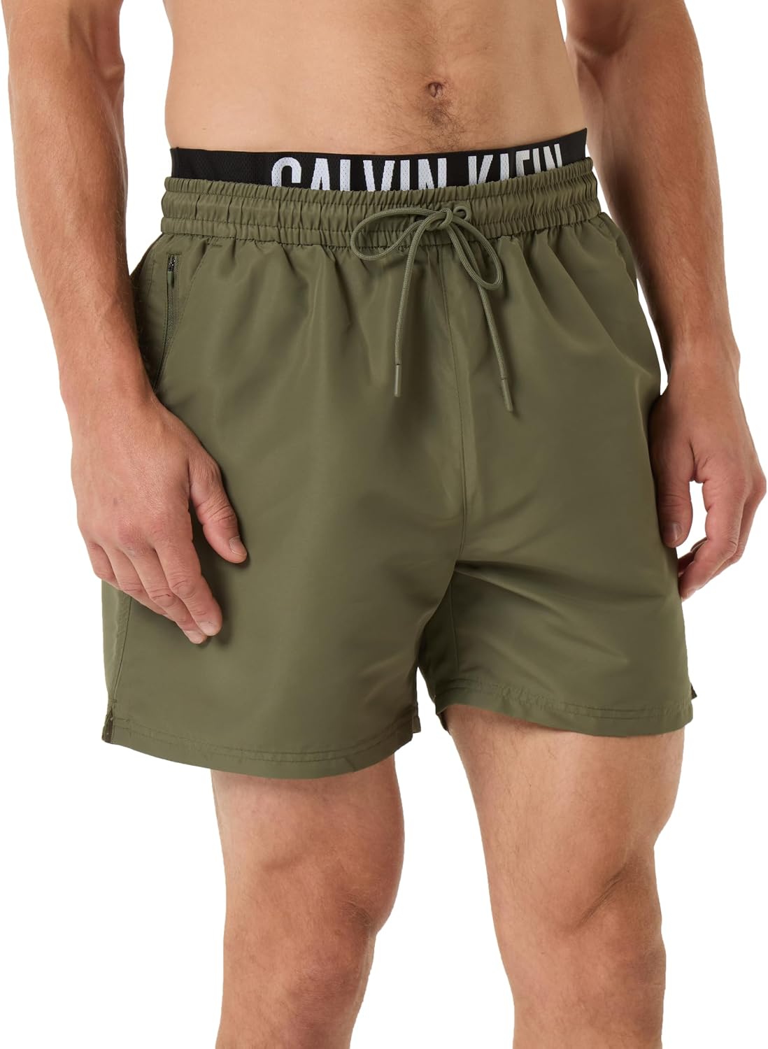 Detalle de Calvin Klein Men's 5" Boxer Intense Power Swim Bottoms (Pack of 1)