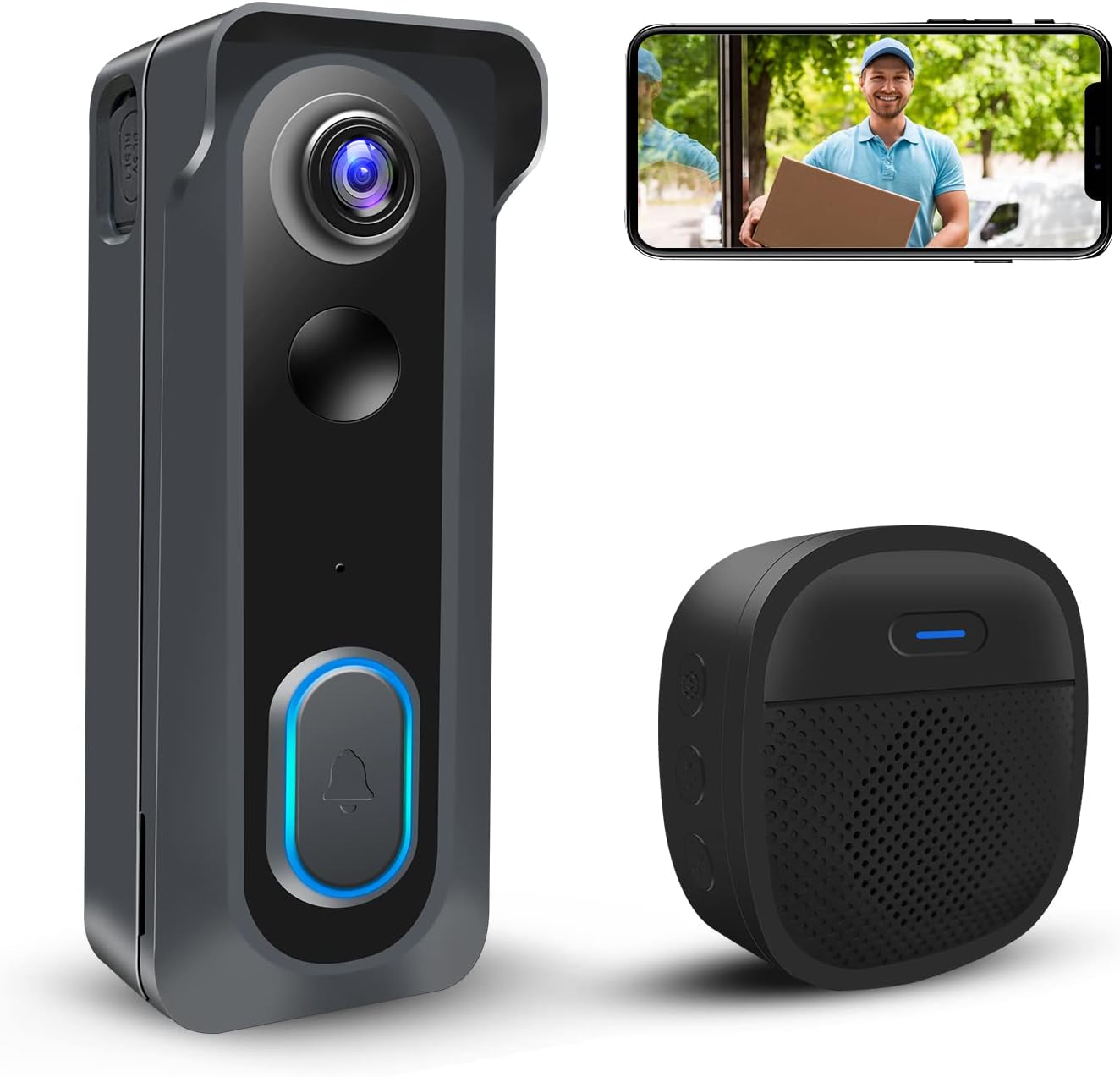 Wireless Video Doorbell Camera 1080P HD