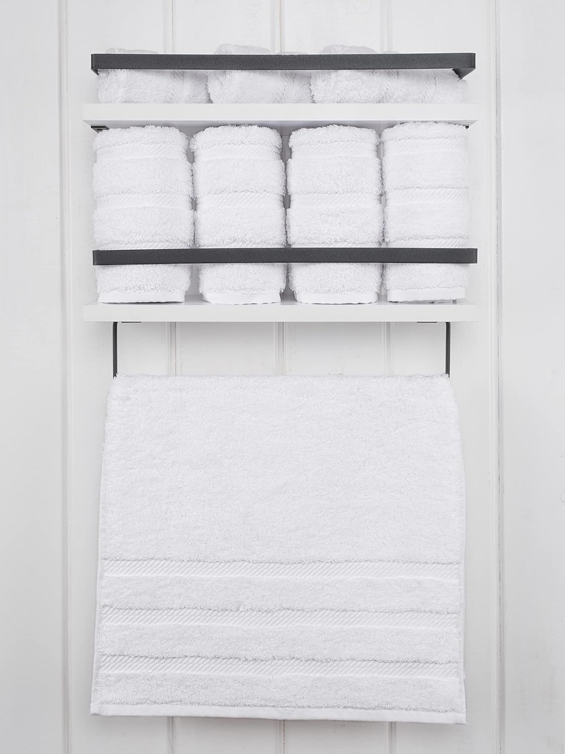 Thumbnail 1 de American Soft Linen 4-Piece Turkish Cotton Hand Towel Set (100% Turkish Cotton, 600 GSM)