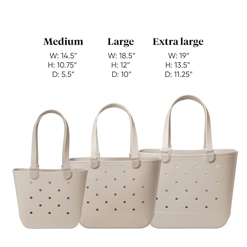 Thumbnail 2 de Simple Modern Getaway Blue Dune Large Bolso de playa impermeable