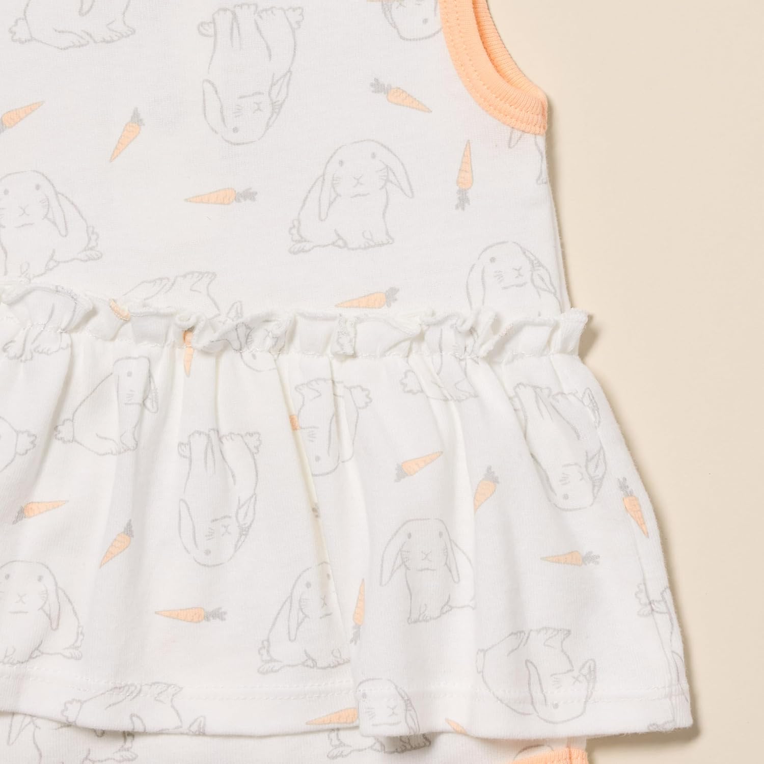 Detalle de Amazon Essentials Bimba 0-24 Abiti con Body Senza Maniche – Cotone Morbido e Comfort daily
