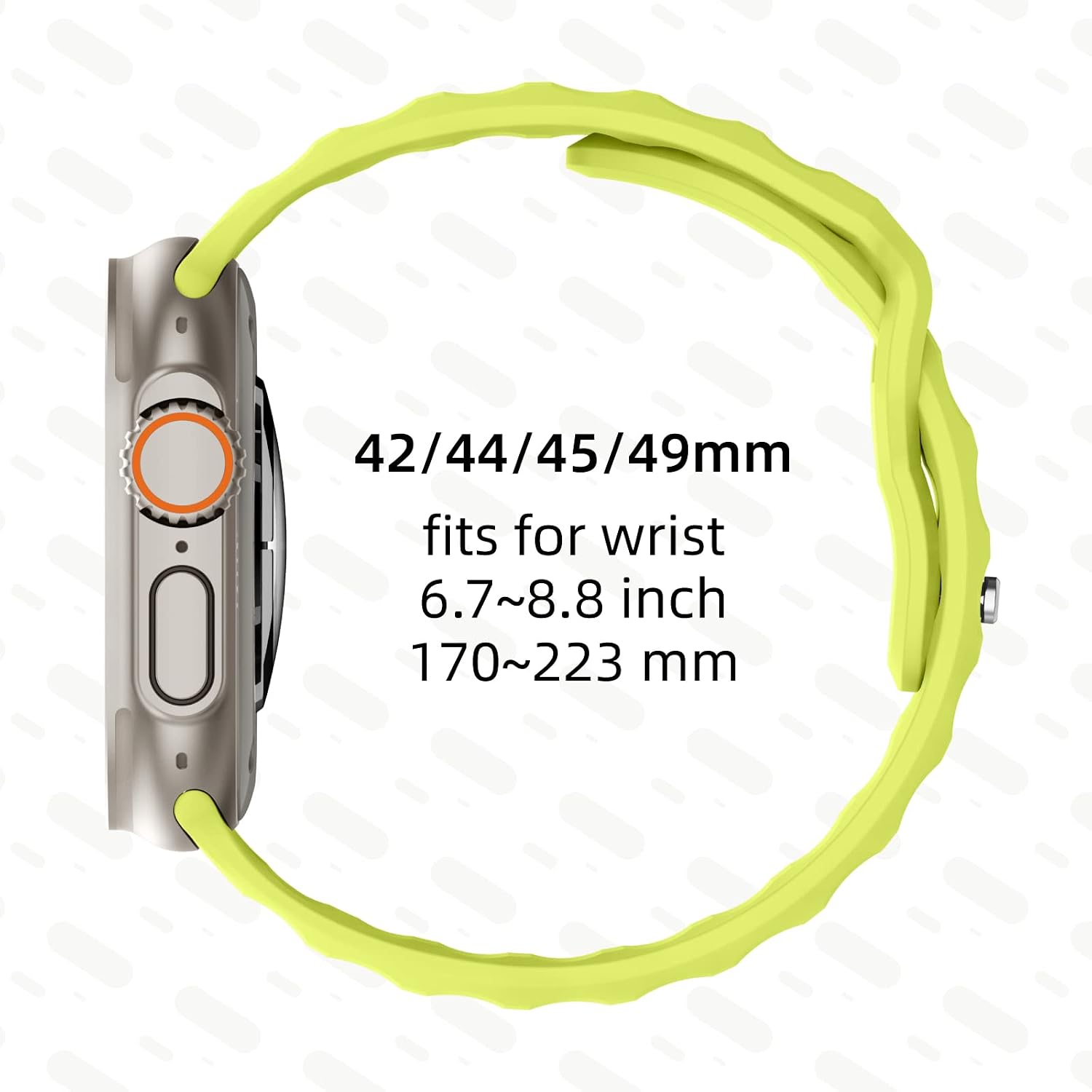 Detalle de Suitisbest Sport Strap for Apple Watch 49mm