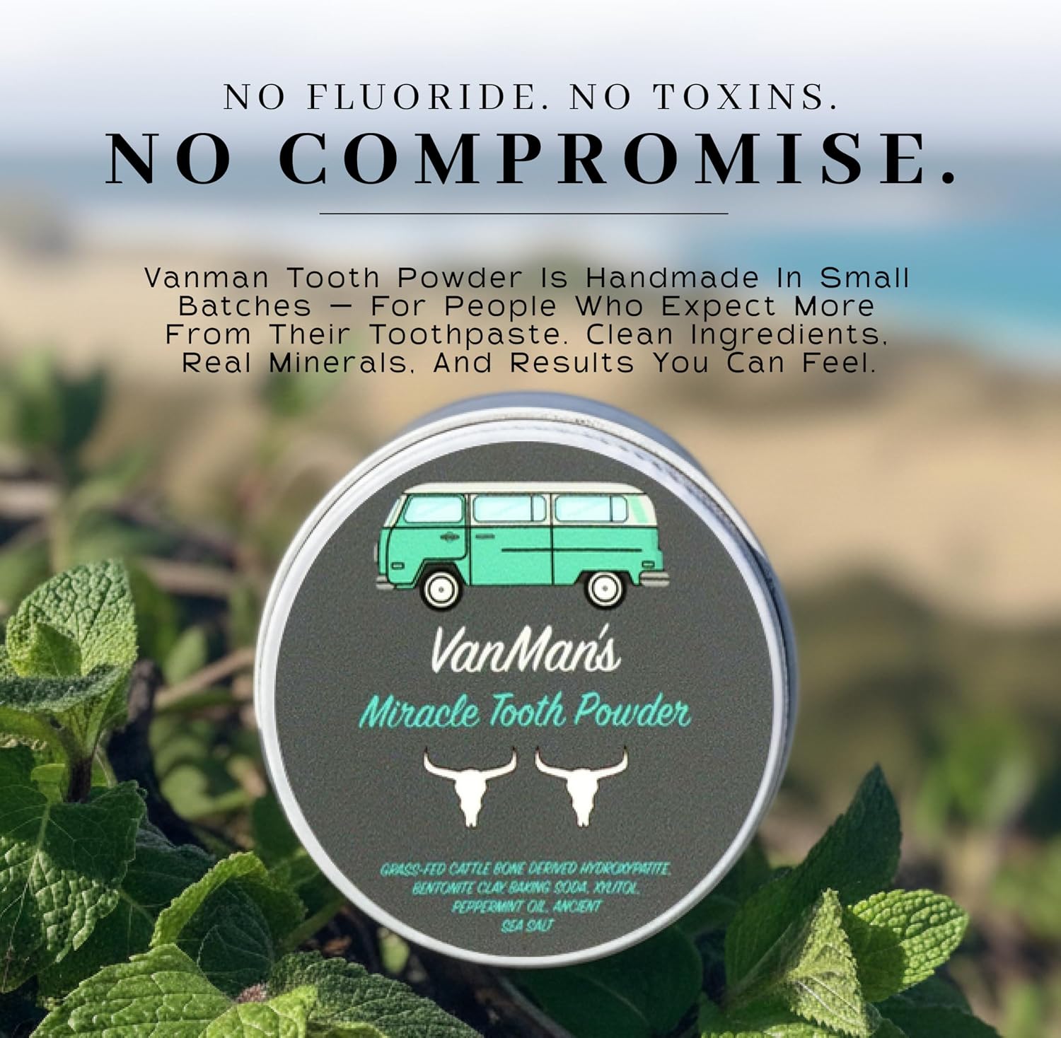 Thumbnail 2 de Vanman’s Mint and Bone Tooth Powder Toothpaste