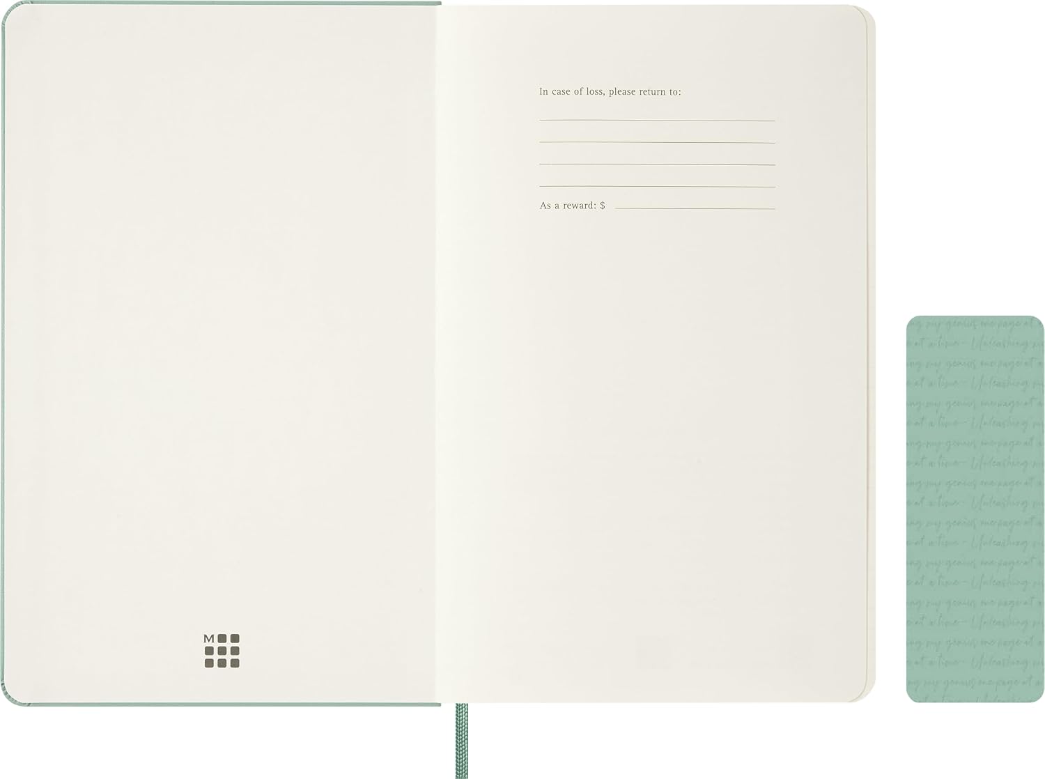 Detalle 1 de Moleskine DHK812WN3Y27 weekplanner 2027, harde kaft, saliegroen, 13 x 21 cm