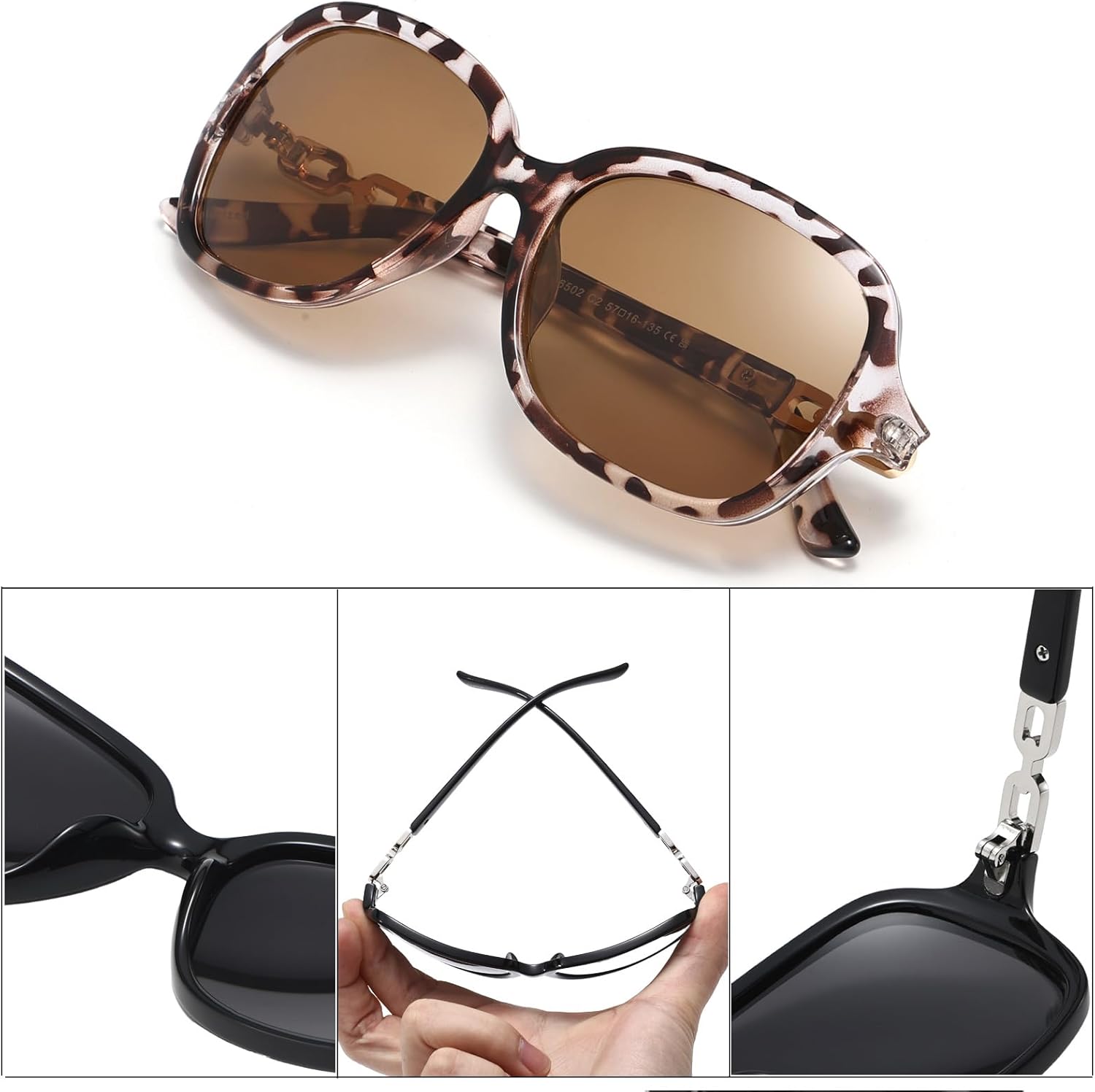 Thumbnail 5 de D Lolylad Nachtsichtbrille für Damen und Herren – gelbe Nachtfahrbrille mit polarisierten UV-Gläsern