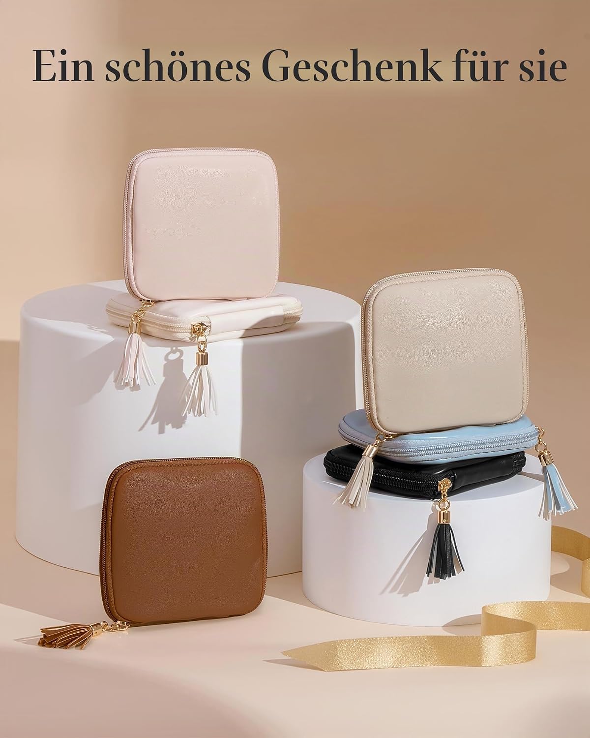 Detalle 2 de Lolalet Reise Schmuckkästchen – kompakt, gut organisiert und schonend verpackt