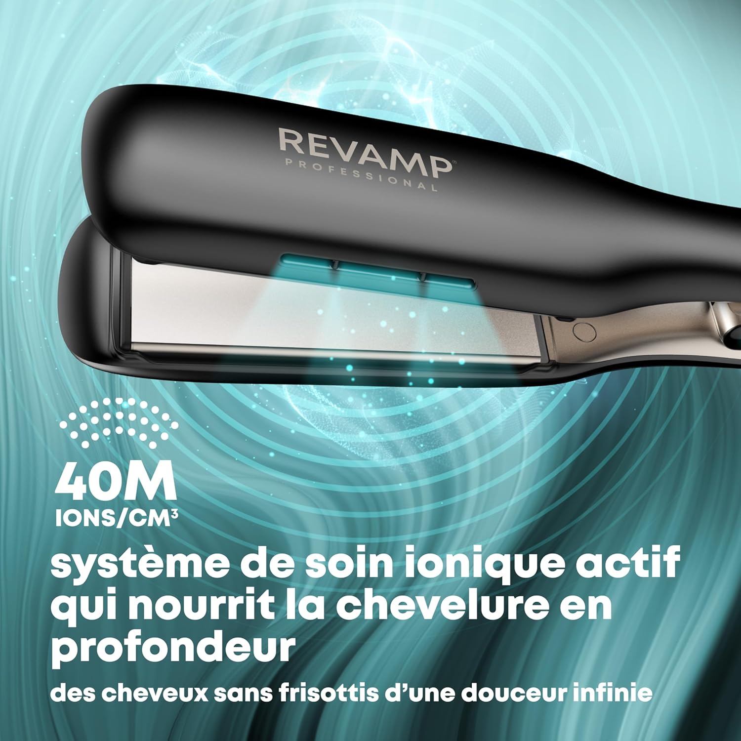 Thumbnail 2 de REVAMP Enigma Radiance — Lisseur Ionique à Plaques Extra-Larges 45 mm