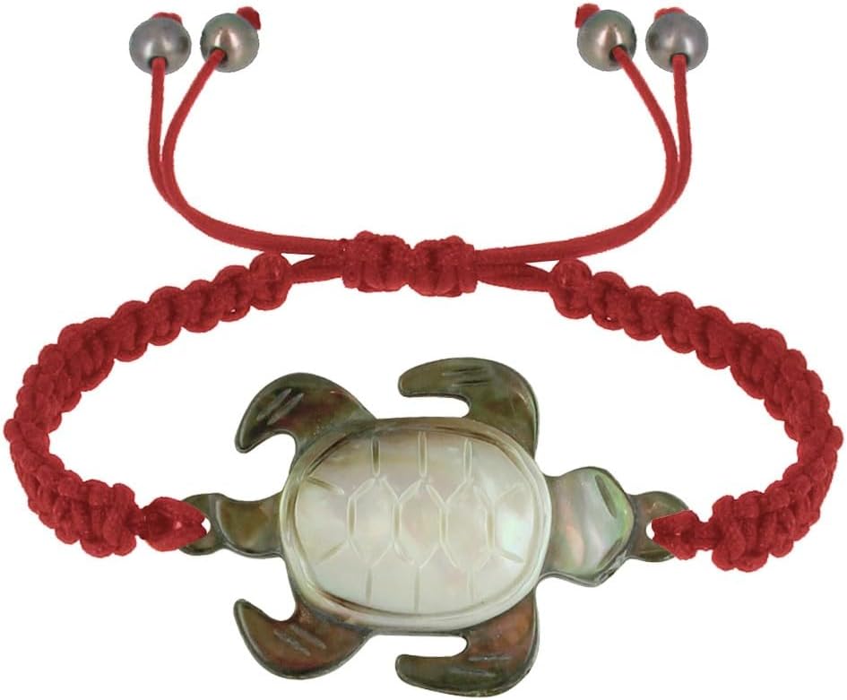 Thumbnail 5 de LES POULETTES BIJOUX Bracciale tartaruga in madreperla grigia con maglie intrecciate
