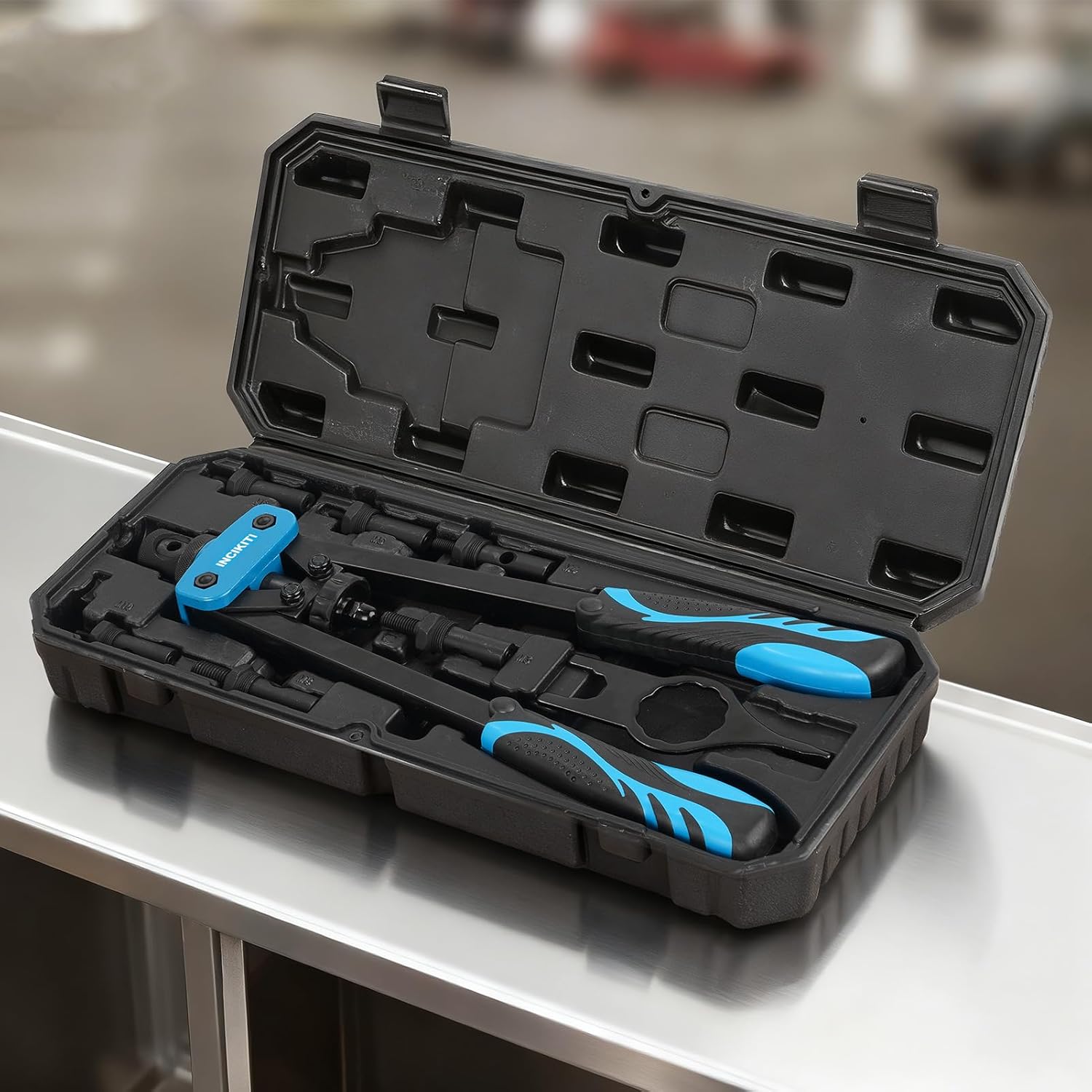 Thumbnail 1 de INCIKITI Rivnut Tool Kit: 14 inch Rivet Nut Gun with 150 Rivnuts and 6 Mandrels