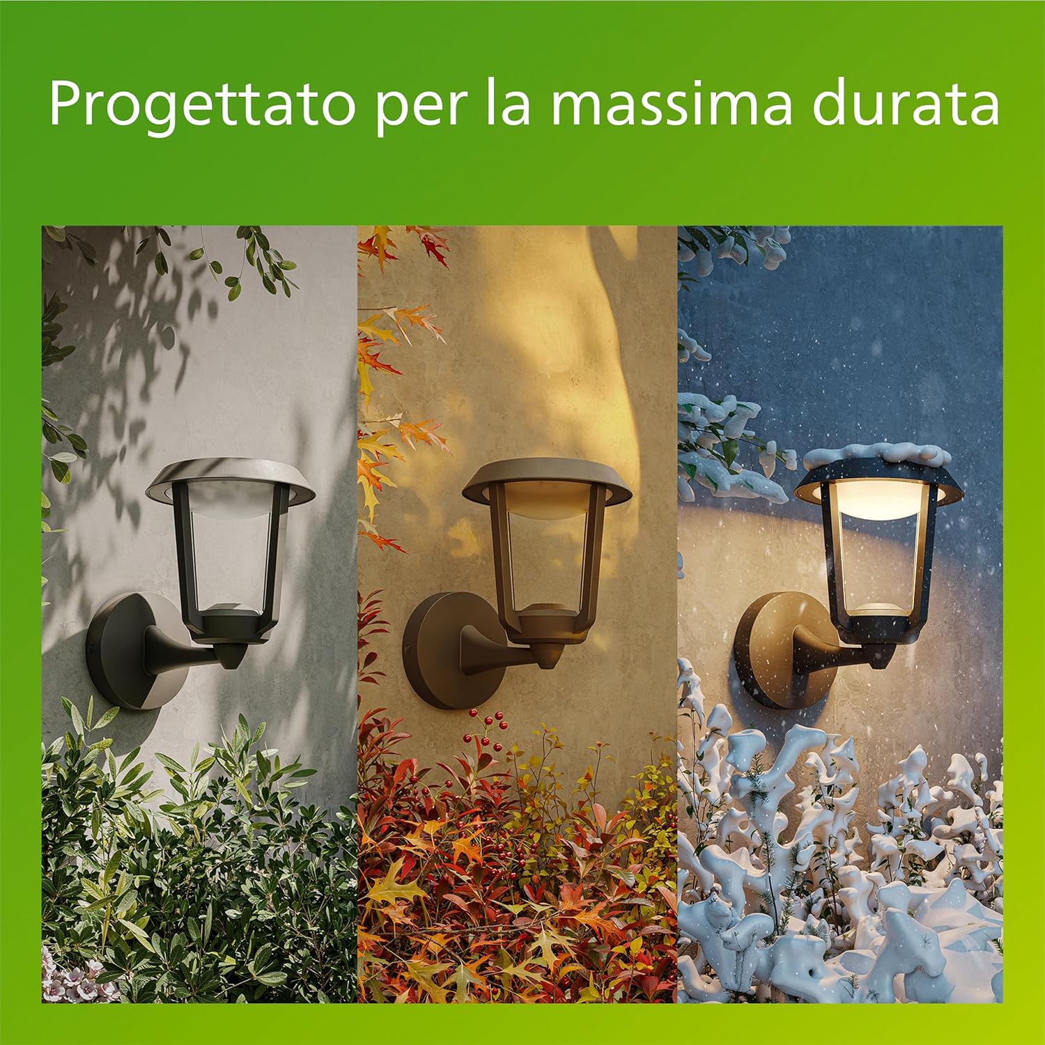 Thumbnail 5 de Applique da esterno Philips Nuvy in alluminio grigio antracite, LED integrato 800 lm, 2700 K, PowerShield, IP44