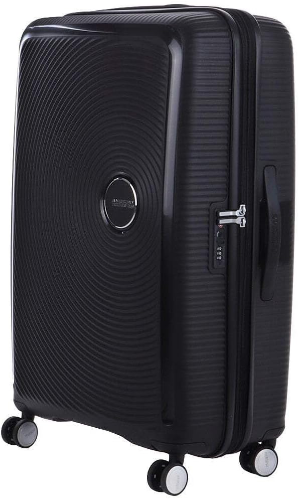 Detalle de American Tourister Soundbox hard shell spinner suitcase 77 cm (Large) with TSA lock, expandable capacity