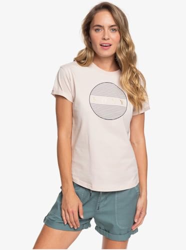 Roxy Epic Afternoon T-Shirt M para mujer, Peach Blush 👕