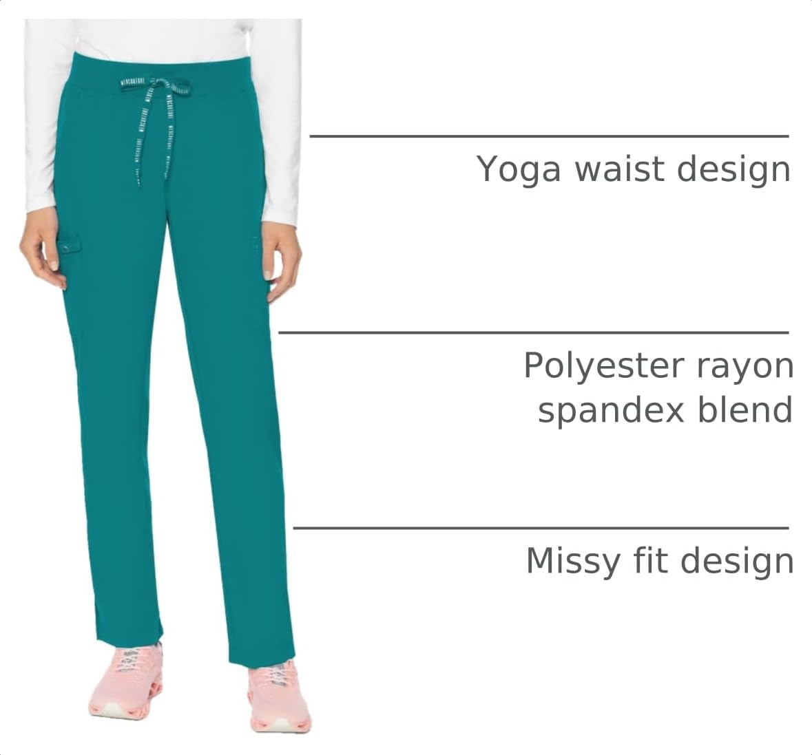 Thumbnail 3 de Med Couture MC7725 Women's Scrub Pants, Six Pockets, Stretch, Drawstring Waist