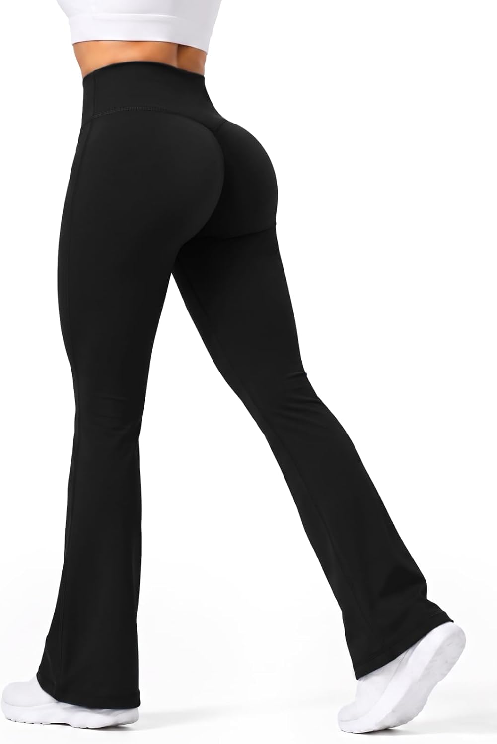 Detalle de Sunzel No Front Seam Mini Flare Leggings Tummy Control