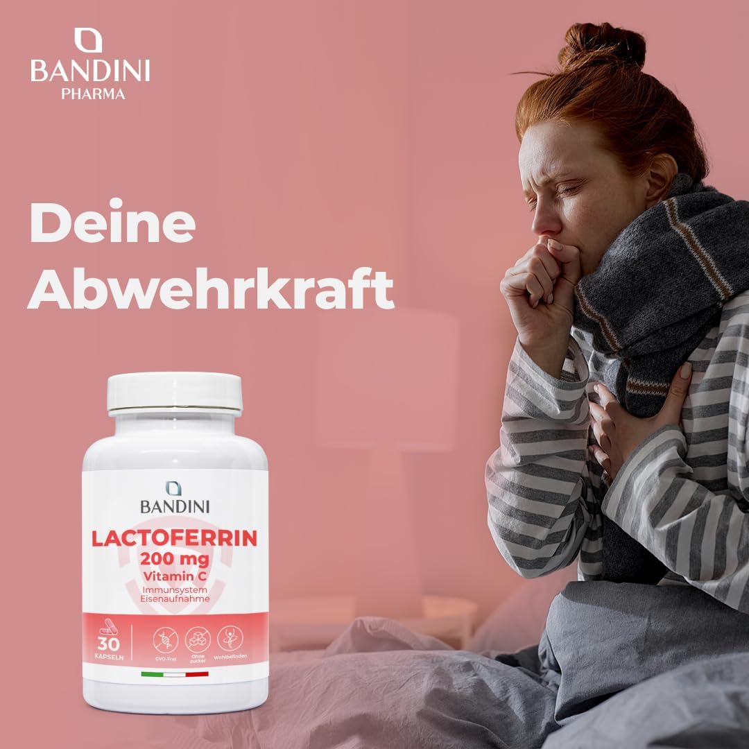 Detalle 2 de Lactoferrin Bandini 200 mg plus Vitamin C