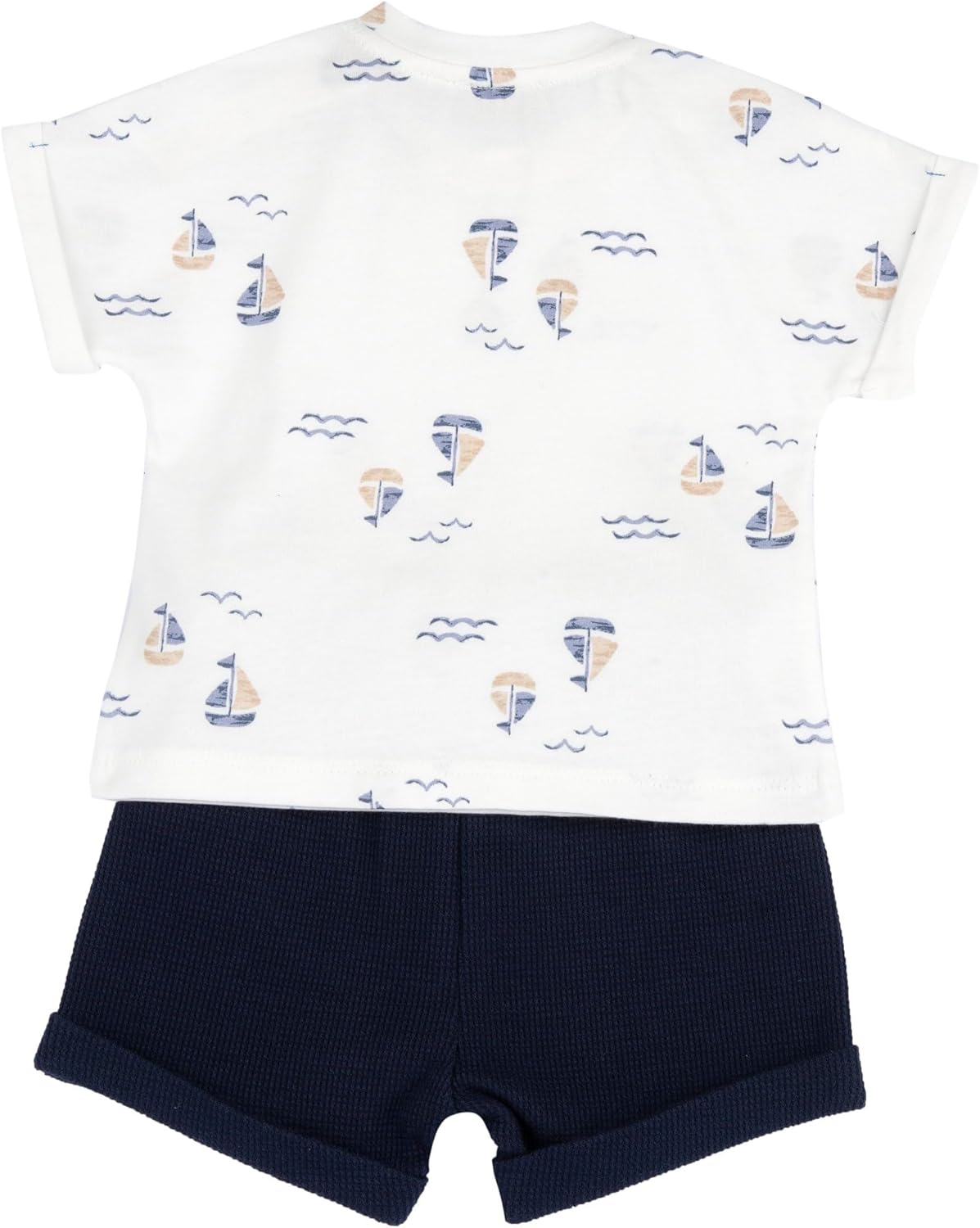 Detalle de Chicco Ensemble 261 Enrichi Graphismes À la Mode – T-shirt et Shorts Bébé garçon (lot de 1)
