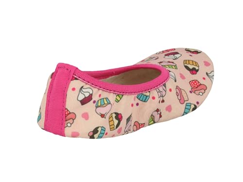 Detalle de Lico Unisex Kinder G1 Gymnastikschuhe Rosa Pink, Gr. 32 EU – Rutschfeste Sohle, Flexibel, Komfortabel