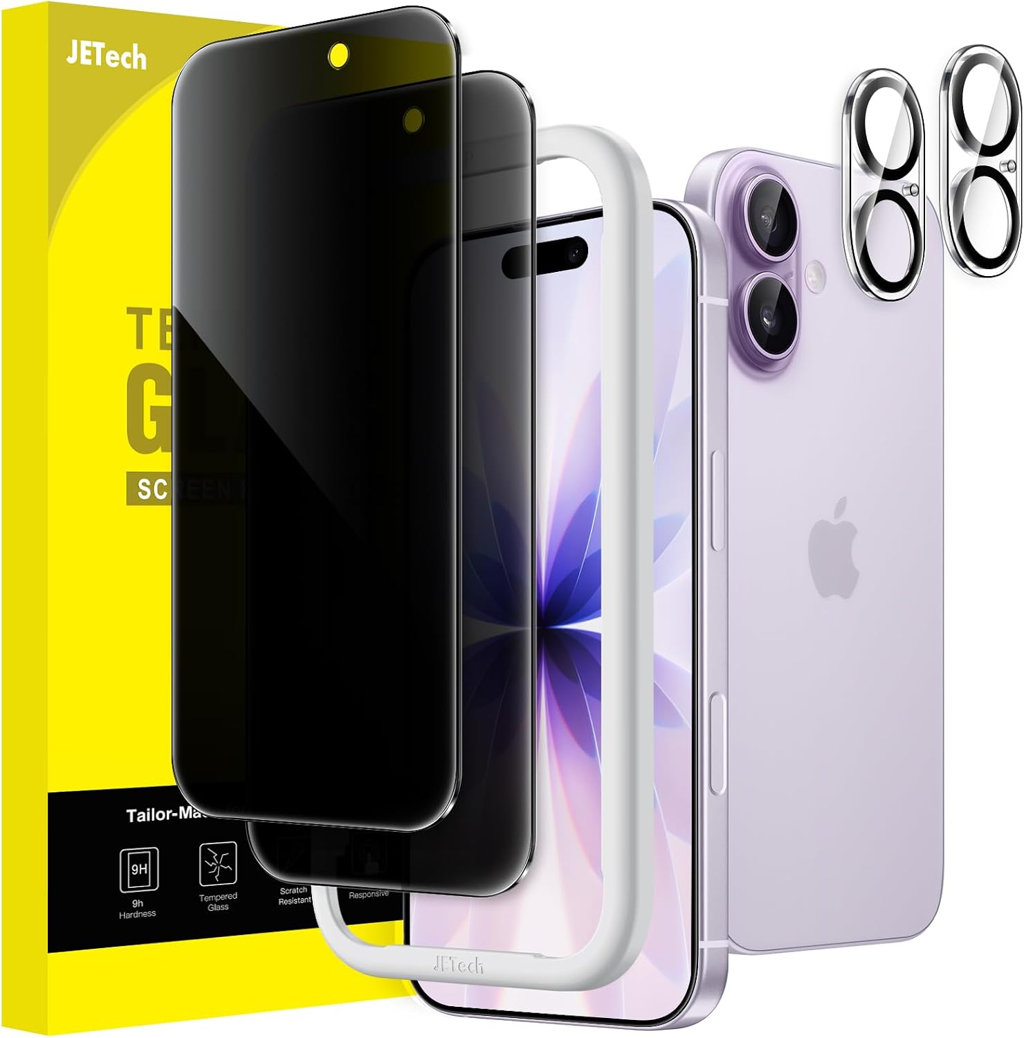 Detalle de JETech Sichtschutzfolie für iPhone 17 6,3"