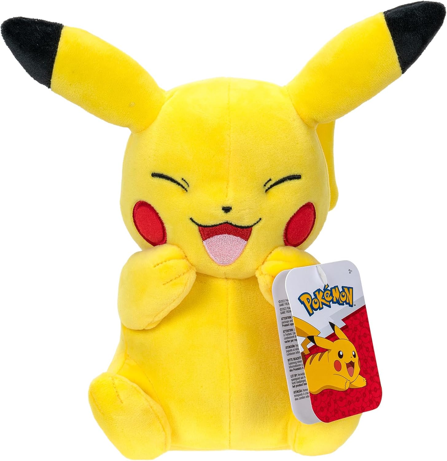 Detalle 2 de Pokémon 8-Inch Pikachu Plush – Ultra-Soft, Officially Licensed Toy for Playing and Display