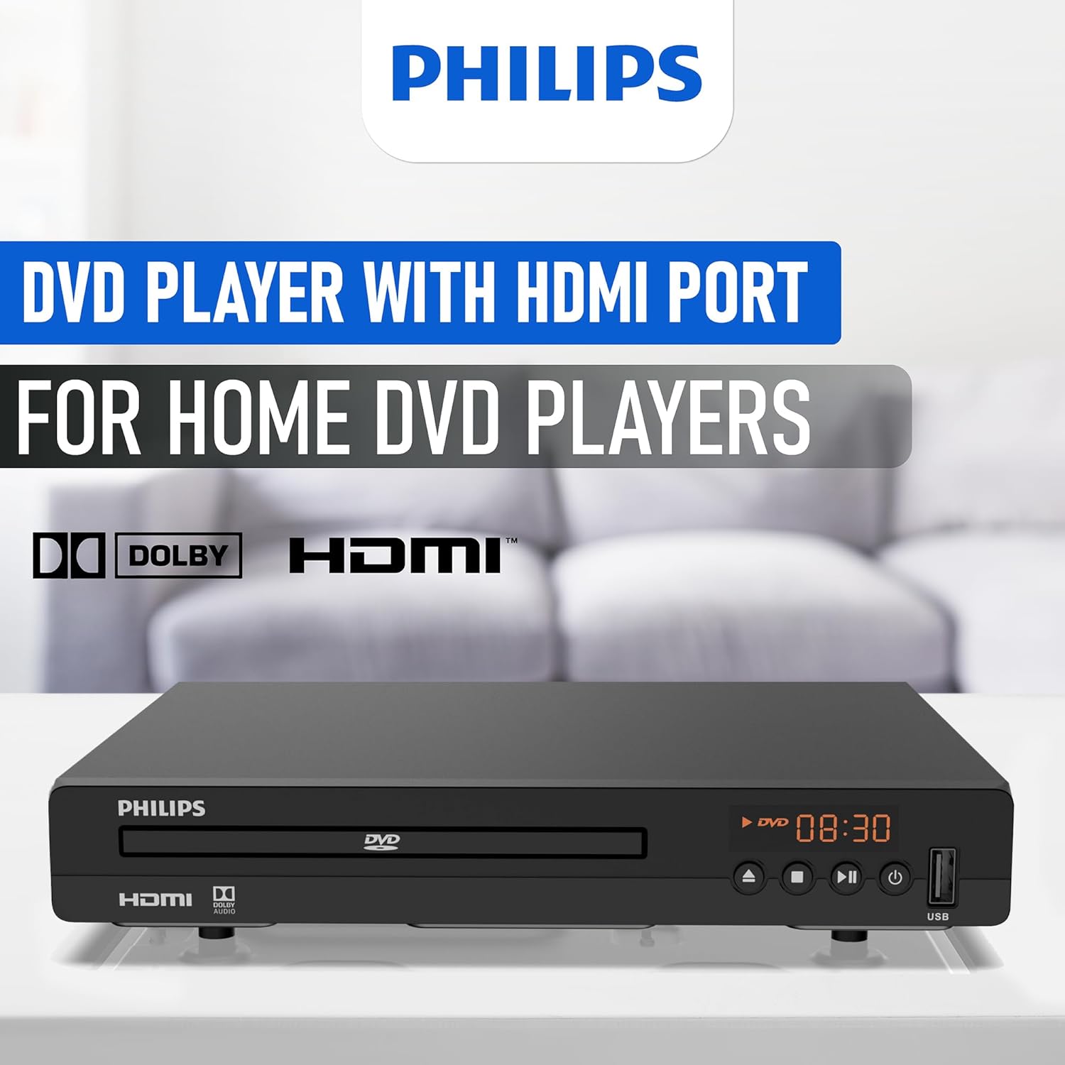 Thumbnail 1 de Philips DVD Player 1080P 📀
