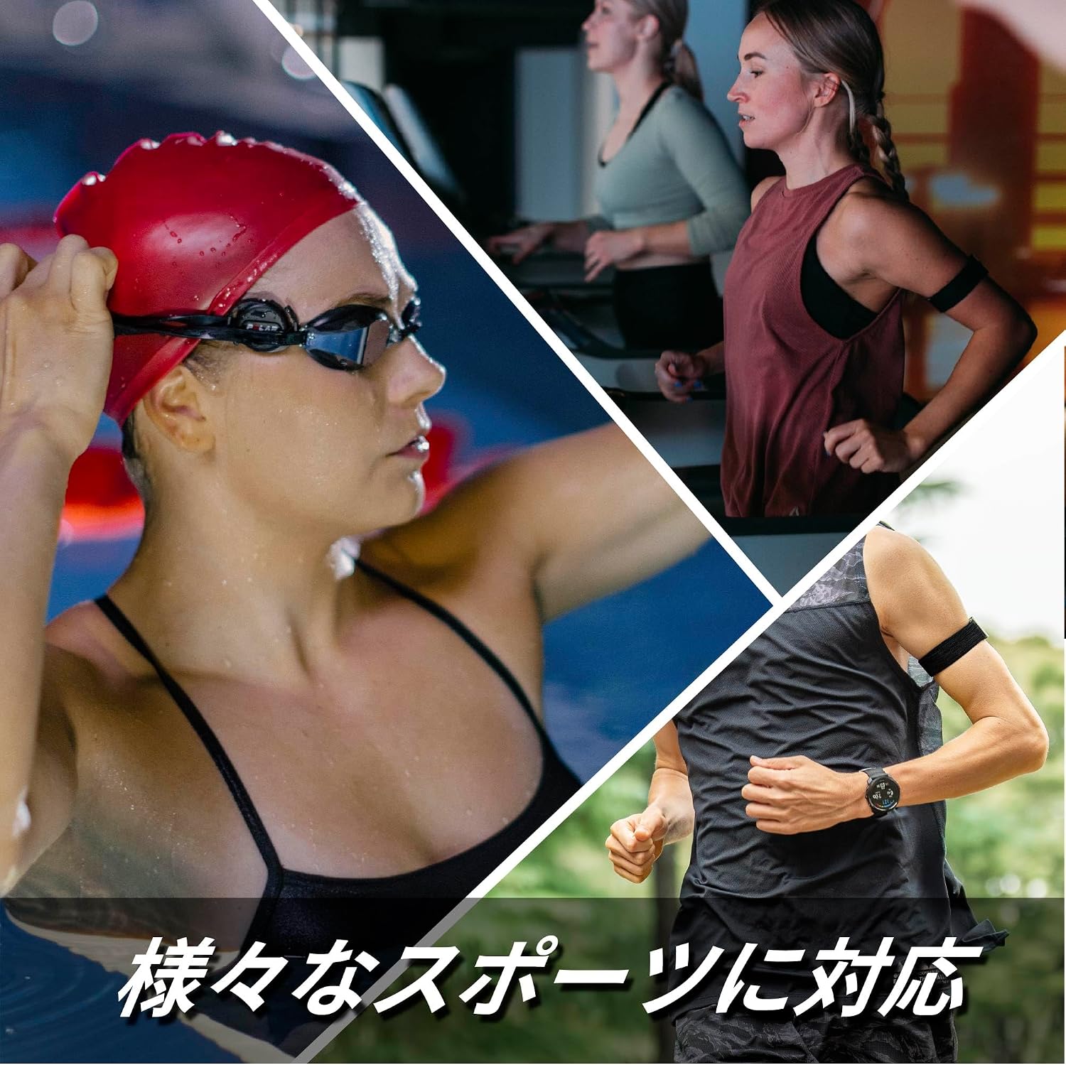 Detalle de POLAR Verity Sense 光学式アームバンド心拍センサー、Bluetooth・ANT+対応、S-Lサイズ