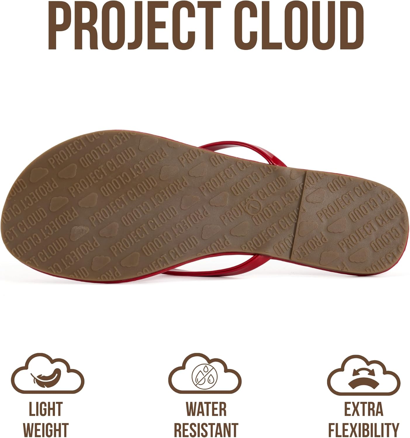 Thumbnail 3 de Project Cloud Women’s Project Cloud Flat Sandals (Vegan Leather, Cushioned Foam)