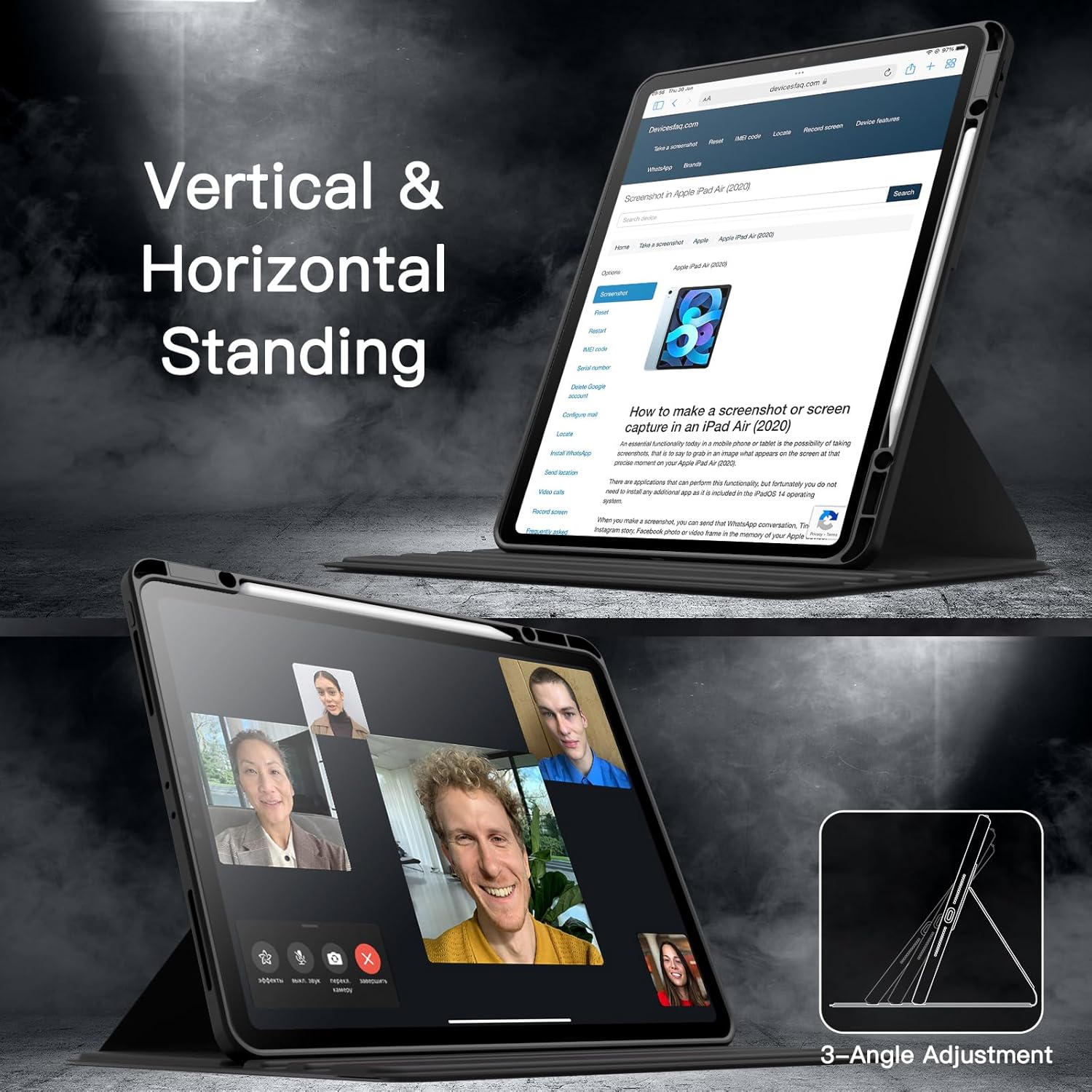Thumbnail 6 de JETech Rotating Case for iPad Pro 12.9