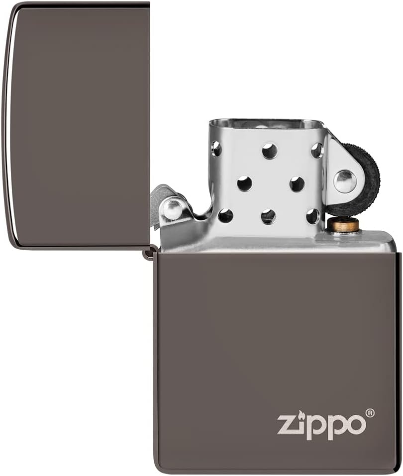 Thumbnail 5 de Zippo zapalniczka sztormowa grafitowa z logo i grawerem płomienia, wielokrotnego użytku