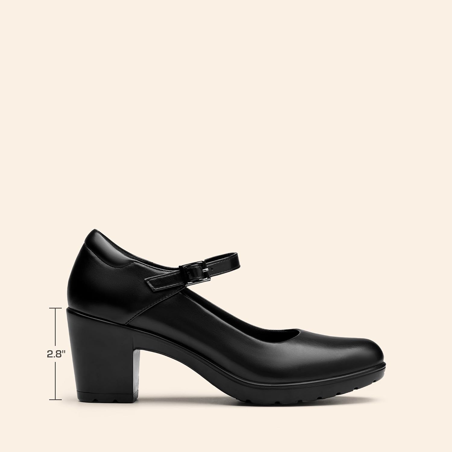 Detalle de DREAM PAIRS EDENIA 2.8" Mary Jane Block Heels đ