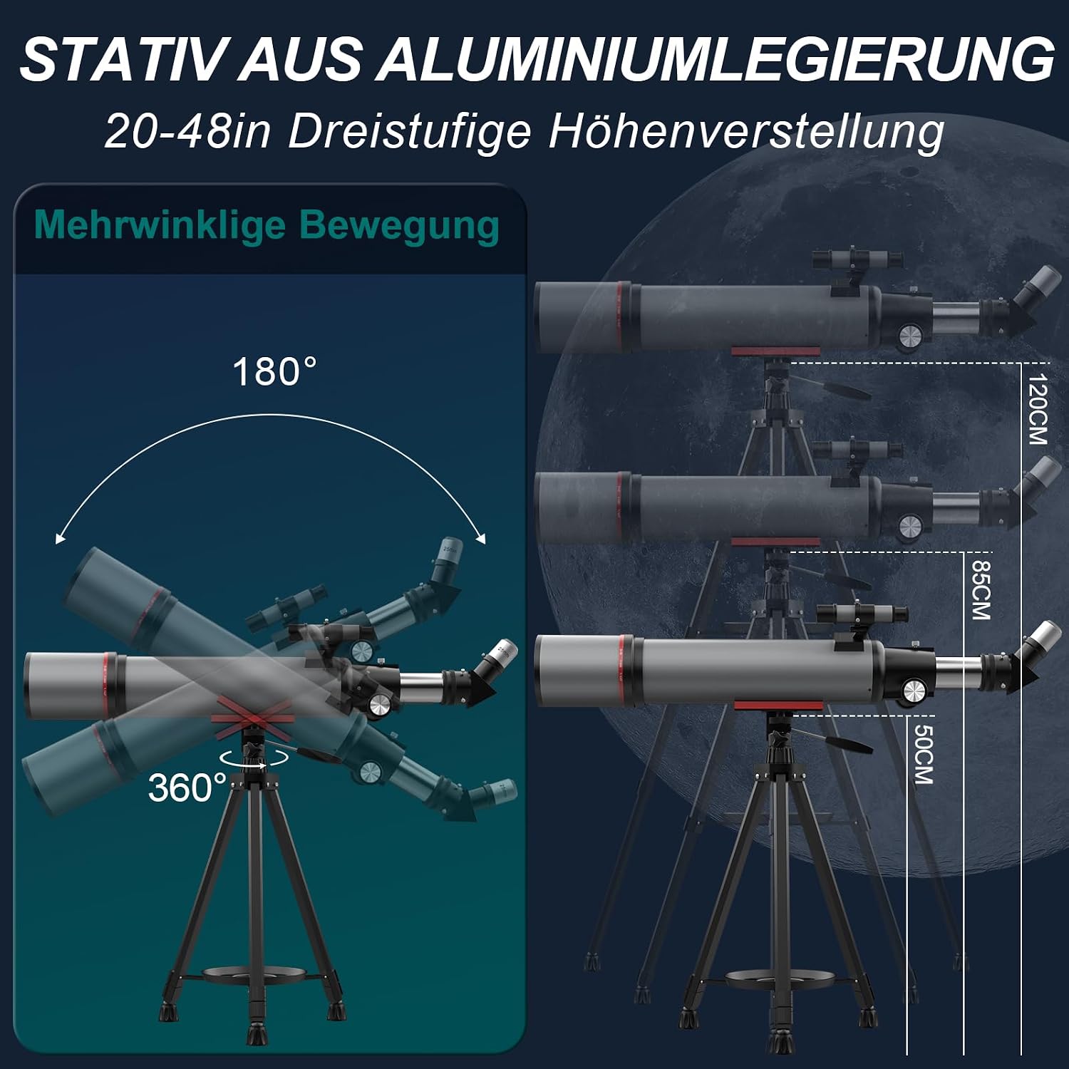 Thumbnail 5 de Aurosports Astronomie Teleskop 90 mm