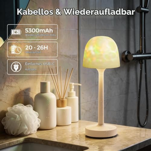 Detalle 2 de UPXNBOR Duschlampe Wasserdicht: Ocean- und Sternenhimmel-Projektor für Bad und Schlafzimmer