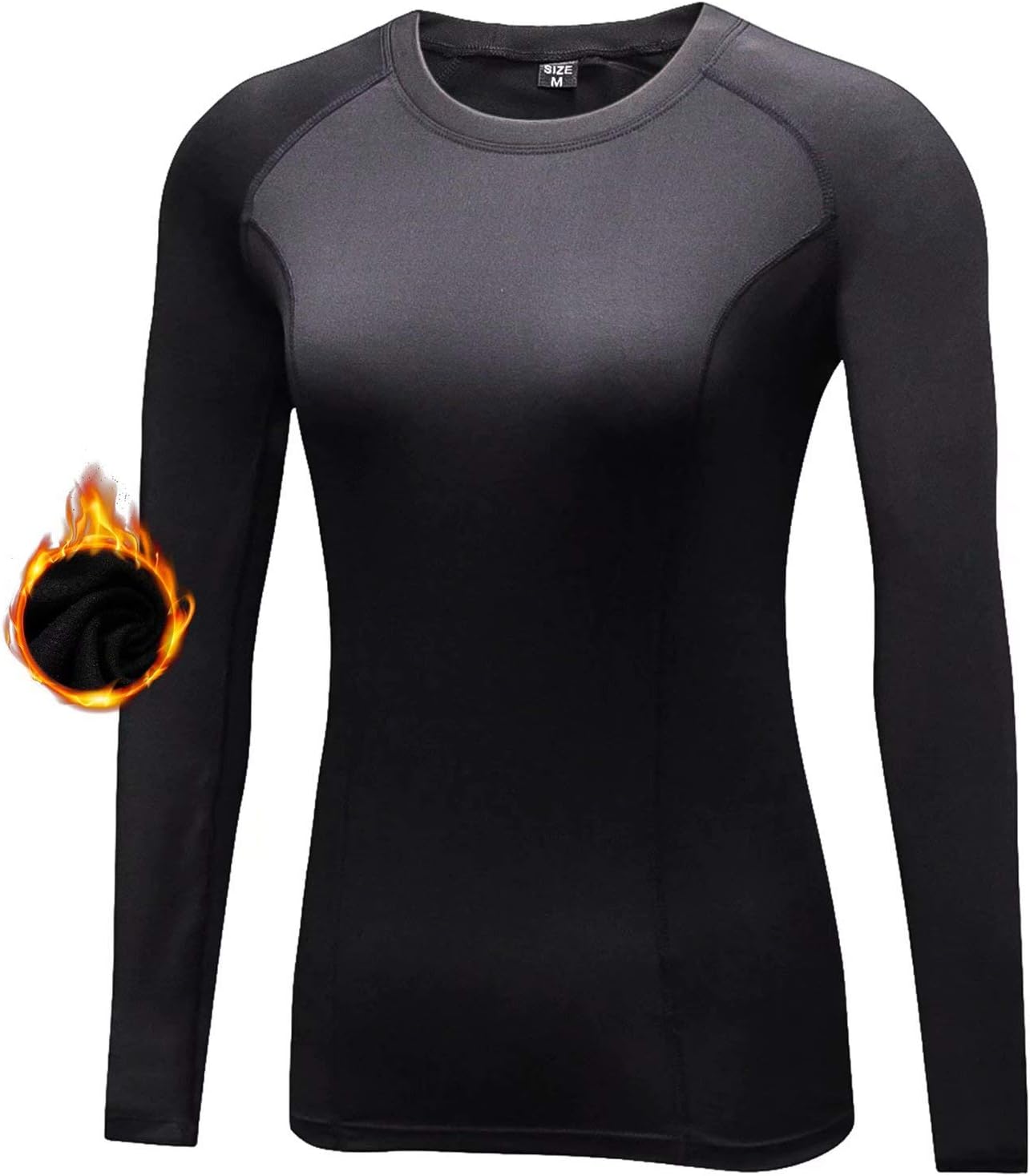Detalle de Sillictor Women's Thermal Base Layer Top for Sports