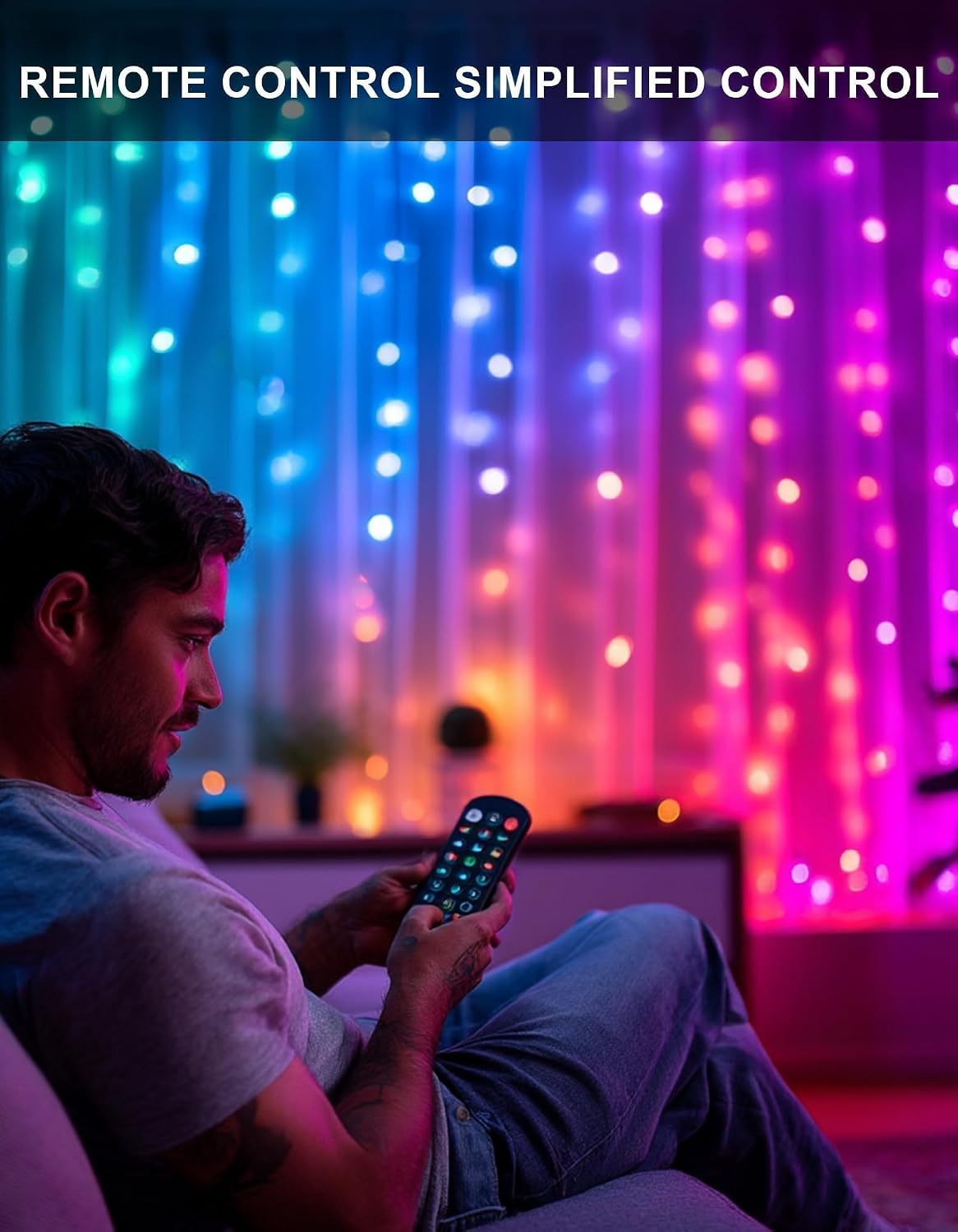 Thumbnail 5 de Dazzle Bright Smart Curtain Lights 400 LEDs