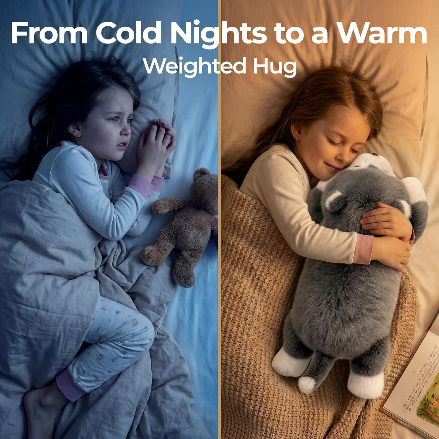 Thumbnail 4 de Mewaii Weighted Teddy: 58cm, 2.3kg with Microwavable Heating Pad