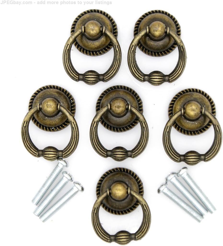 Detalle de LXZ Antique Brass Ring Pulls, Zinc Alloy