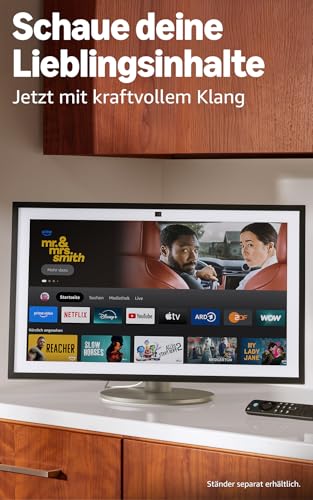 Detalle de Amazon Echo Show 21 (neueste Generation) – 21-Zoll Smart-Display mit Fire TV,Alexa und HD-Streaming