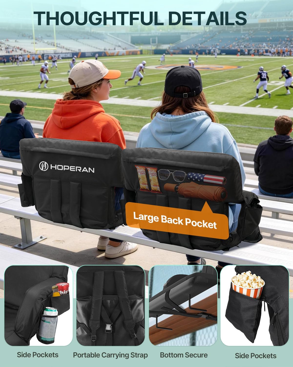 Thumbnail 5 de HOPERAN Heated Stadium Seat 25